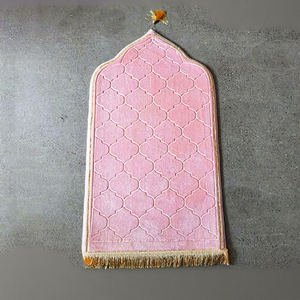 พรมปูพื้น EiffelHome ลายปักนูนพิเศษ สีพื้น ทันสมัย สำหรับสวดมนต์ กันลื่น ผลิตด้วยเครื่องจักร ผ้าฟลานเนลหนา 65x115 ซม. - Product Image 3