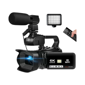 Caméra vidéo 6K Ultra HD, photos 64MP, écran tactile 4,0 pouces, caméscope avec éclairage LED, batterie 4500mAh pour diffusion en direct - Product Image 3