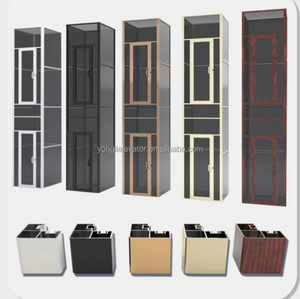 VillaLift EliteHome LuxVilla ElegantLift moderno Gearless <span class=keywords><strong>casa</strong></span> ascensore con costruzione in acciaio inox e capacità di 400kg - Product Image 1