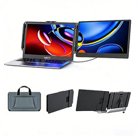 Support OEM 14 pouces écran unique S1 ordinateur portable écran étendu moniteur double écran Extender pour Windows/Mac/ps5