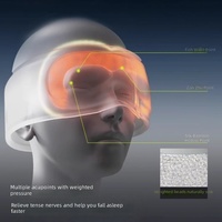 Masque de sommeil 3D en mousse à mémoire de forme avec soulagement de la pression activé par la gravité, protège les yeux, aide au repos pour les nuits et les siestes du jour