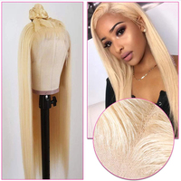 Pelucas de encaje HD sin pegamento, pelucas frontales de encaje con reflejos, cabello virgen brasileño, cabello indio virgen, pelucas frontales de encaje HD de cabello humano liso