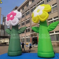 Fleur gonflable géante, ballon gonflable publicitaire fleur répliques K2107
