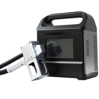Machine de marquage laser à fibre portable et compacte pour logos, plaques signalétiques, plastique, métal, pneus, 20W, 30W, 50W