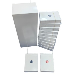 Cartes à jouer Ted Poker de qualité professionnelle pour le Baccarat, 63x88mm, trois couches épaissies, opaques, anti-triche, pour usage en club - Product Image 1