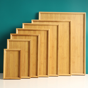 Hiện Đại Thân Thiện Với Môi Tre Hình Chữ Nhật Khay Đặt Đánh Bóng Rim Tấm Món Ăn Phục Vụ Cho Trái Cây Bánh Mì Salad Đám Cưới Ăn Uống Những Dịp - Product Image 1