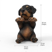 Porte-rouleau de papier toilette mural en résine, figurine de chien 3D amusante personnalisée, sculpture animale, accessoire de salle de bain, décoration intérieure, cadeau