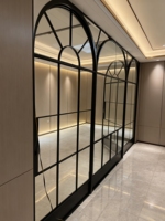 Varios estilos, marco de acero de hierro, ventanas de vidrio que se pueden abrir, aislamiento térmico, ventana de vidrio, personalizar ventanas interiores y exteriores
