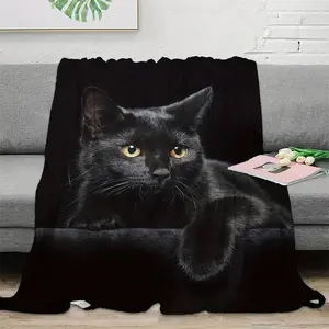 Coperte di stampe digitali personalizzate attraverso i confini Commercio all'ingrosso di coperte di flanella stampate 3D per animali