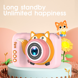 กล้องดิจิตอลสำหรับเด็ก SourcingArk Kidiway รุ่น Fox Design หน้าจอ 2.0 นิ้ว ความละเอียด Full HD 1080P พร้อม WiFi และสติกเกอร์ AR สำหรับเด็กอายุ 3-6 ปี รุ่น Q3 - Product Image 4