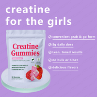 Vente en gros d'usine - Gommes à la créatine au goût naturel pour adultes, pour améliorer la force musculaire maigre, avec 5 g de protéines, nutrition sportive