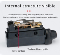 NMCHA AZ-7166 personnalisé petit micro-interrupteur de fin de course IP65 étanche SPDT 380V 15A utilisation industrielle en plastique