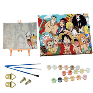 Kit <span class=keywords><strong>de</strong></span> peinture par numéros DIY pour adultes, <span class=keywords><strong>toile</strong></span> numérique, peinture acrylique, idéal pour débutants, 40x50cm carré - Product Image 1