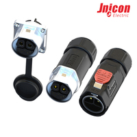 Connecteur de câblage étanche MJ32 7 broches IP67 à verrouillage rapide 120A 600V, prise combinée signal/alimentation pour système de stockage d'énergie solaire photovoltaïque (PV) et batterie ESS