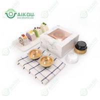 Plateau alimentaire en aluminium jetable, ml, plateau de cuisson, tasse avec couvercle, pour beurre, miel, fromage, confiture, mini tasse à gelée, aux fruits