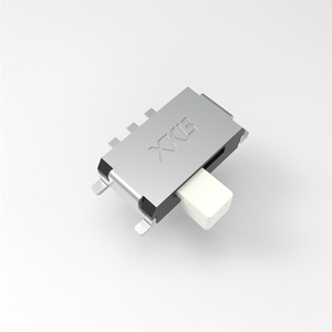 สวิตช์สไลด์ XKB Connection รุ่น SK-3293S SMD แบบมุมฉาก SPDT 50mA 12V 6x2.8 มม. ตัวกระตุ้นสีขาว ROHS 2 ตำแหน่ง 100000 รอบการใช้งาน - Product Image 1