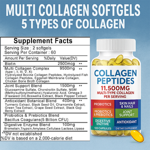 Cápsula para blanquear la piel, extracto de granada de ácido hialurónico, cápsula de péptidos de colágeno marino con coenzima - Product Image 5