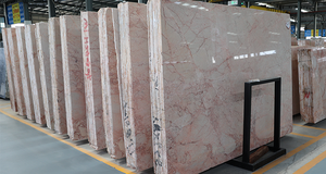 แผ่นหินอ่อนสีชมพูมุกหรูหรา Own Mines ตัดตามขนาดสำหรับผนังตกแต่ง ความหนาตามสั่ง หินชนวนธรรมชาติ - Product Image 6