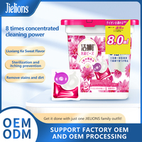 OEM 8x Concentré 3-en-1 Capsules de lessive à substance active 20 capsules par boîte Vente en gros