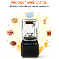 Blender silencieux sans bruit, avec isolation acoustique, mixeur haute vitesse, blender de cuisine, blender commercial robuste