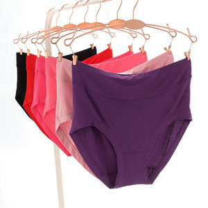 L-5XL femmes obèses Plus culottes 200 livres grande taille taille haute Modal femmes âgées moyennes personnes âgées mère Shorts - Product Image 1