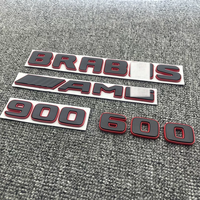 Nouvel autocollant 3D en ABS avec logo AMG, lettres, emblème, badge de voiture pour Mercedes-Benz Brabus a B C E S CLA CLS GLC GLE GLS Classe G Accessoires