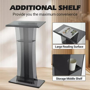 ขาตั้งแท่นอะคริลิคสีใสขนาด26x14x47นิ้ว - Product Image 5