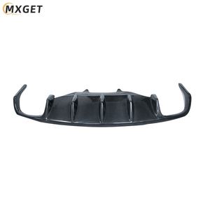 Pour <span class=keywords><strong>Porsche</strong></span> Macan 2011-2021, lèvre arrière en fibre de carbone, évents de pare-chocs arrière, ailerons, diffuseur de pare-chocs arrière, angle de recouvrement - Product Image 3