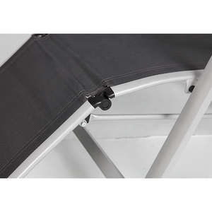 Thoải Mái Trong Nhà Hoặc Ngoài Trời Nhôm Có Thể Điều Chỉnh Gấp Thư Giãn Ghế - Product Image 3