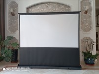 Écran de projection portable de 120 pouces 4:3 pour les réunions, le bureau à domicile (tirage manuel) Écran de projection avec boîtier en aluminium