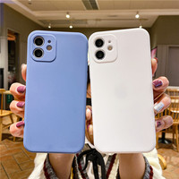 Casing HP Slim Anti-Shock TPU dengan Lapisan Karet Matte untuk iPhone 17 16 Pro Max 15 14 13 12