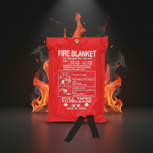 1,2m X 1,2m Brandblusserbestendige noodbranddeken van glasvezel Noodbescherming voor kamperen, thuiskeuken - Product Image 6