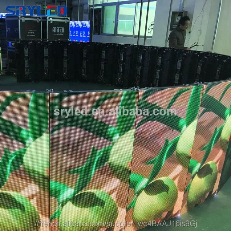 SRY Outdoor Rental P4.81 High Resolution Curve Led Screen 360 Degree Led Display Screen