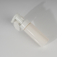 Flacon pompe mousse blanche pour cosmétiques, nettoyant visage, contenant en plastique pour mousse cosmétique 100ml 120ml