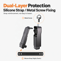 Étui de protection fin en silicone 45g pour DJI Osmo Pocket 3, anti-poussière, résistant aux rayures, avec fente pour filtre et protection du cardan
