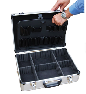 <span class=keywords><strong>Caja</strong></span> <span class=keywords><strong>de</strong></span> <span class=keywords><strong>Herramientas</strong></span> <span class=keywords><strong>de</strong></span> Aluminio con Marco <span class=keywords><strong>de</strong></span> Metal Resistente, <span class=keywords><strong>Caja</strong></span> <span class=keywords><strong>de</strong></span> Almacenamiento <span class=keywords><strong>de</strong></span> <span class=keywords><strong>Herramientas</strong></span> Robusta con Gran Capacidad, <span class=keywords><strong>Caja</strong></span> <span class=keywords><strong>de</strong></span> Aluminio con Panel para <span class=keywords><strong>Herramientas</strong></span> - Product Image 4