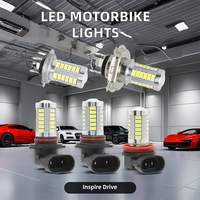 Vente Flash : Ampoules de Phare Moto LED H4 33SMD 800LM 6500K – Meilleures Ventes, Éclairage de Jour 12V pour Voiture, État Neuf
