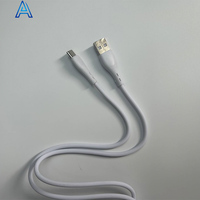 Câble de transfert de données USB micro USB-A câble de charge téléphone montre tablette prix bas fil USB existant en stock pour la vente en gros