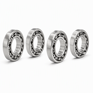 6008 304 Stainless Steel Open Ball Bearing 40x68x15mm Non Magnetic Corrosion Resistant Deep Groove for Food Medical <b>Equipment</b> - Product Image 4