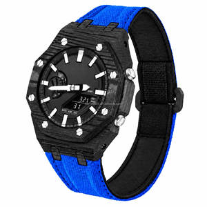 New Design Oem Carbon Fiber Watch Case Nylon Strap Band Oak Ultra-Light <strong>Mod</strong> Kit for Casioak <strong>G</strong> Ga2100 GA2110 Gab2100 <strong>Shock</strong> Parts - Product Image 1