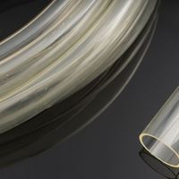 Tuyau plat en TPU hautement flexible, résistant à l'abrasion, tubes en plastique, conduit d'air