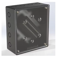 Caja de Conexiones Eléctrica para Exteriores de la Marca TRIANGLE, Montada en Pared, Personalizada, Impermeable, de ABS, con Riel DIN Integrado, OEM Directo de I