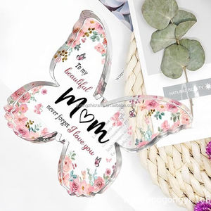 Blok kerajinan bingkai foto gambar blok tampilan akrilik cetak UV blok sublimasi cetak kupu-kupu - Product Image 3