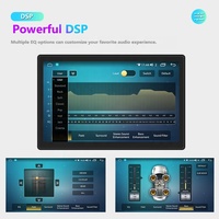 Amplifier Multimedia mobil, layar sentuh 11 inci 7862 Stereo sistem Android pemutar Multimedia BT DSP GPS mendukung CarPlay Android