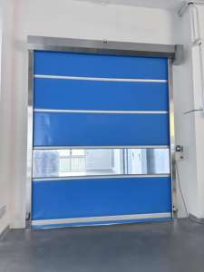 Porte enroulable à <span class=keywords><strong>fermeture</strong></span> éclair en PVC pour intérieur, flexible et facile à installer pour les entrepôts frigorifiques, les ateliers et les zones propres - Product Image 2