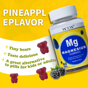 Wholesale Dietary Supplement <b>Magnesium</b> <b>Glycinate</b> Gummy Sleep Supplements Vitamins Beauty Enhancement Gummies - Product Image 5