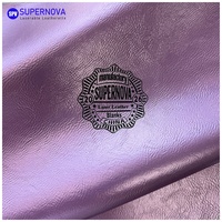 Vente en gros de cuir PU métallisé laser personnalisé, cuir synthétique métallisé de haute qualité pour marques, cuir artificiel laserable