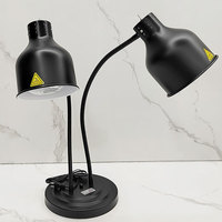 Équipement de cuisine commerciale, lampe chauffante pour aliments de restauration, chauffe-plats électrique à double tête, lumière pour buffet, pour restaurant, US, EU, UK, AU