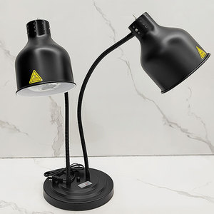 Equipo de Cocina Comercial, Lámpara Calentadora de Alimentos para Catering, Calentador de Alimentos Eléctrico de Doble Cabezal para Buffet, Luz para Restaurante, EE. UU., UE, Reino Unido, Australia - Product Image 3