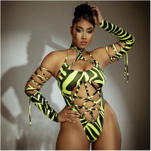 Maillots de bain pour femmes avec logo personnalisé String Monokini Bikinis Vêtements de plage Maillot de bain Body <span class=keywords><strong>Carnaval</strong></span> monday Wear - Product Image 2